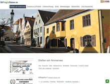 Tablet Screenshot of bayregio-diessen.de